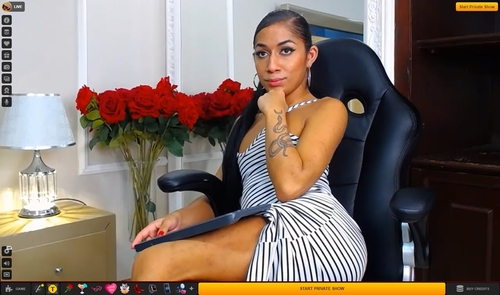 LiveJasmin has an advanced filter which allows you to choose both black and trans
