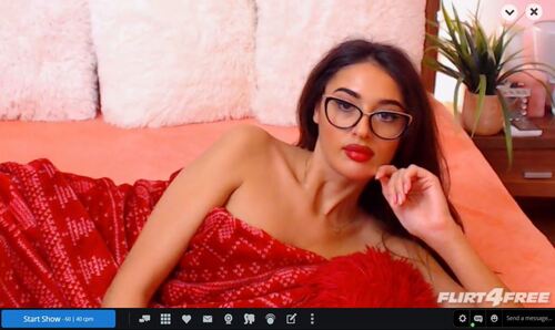 Flirt4Free has fabulous fetish show options and delicious dolls with eyeglasses