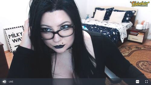 Chaturbate has plenty of serious goth cam girls to chat with