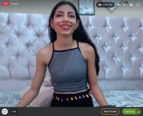 Stripchat's petite cam models host virtual reality private webcam shows